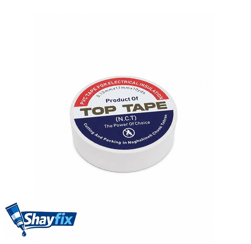 چسب برق نسوز تایپ تیپ TOP TAPE رنگ سفید